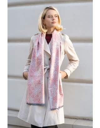 Jedwabny szal ciepły 