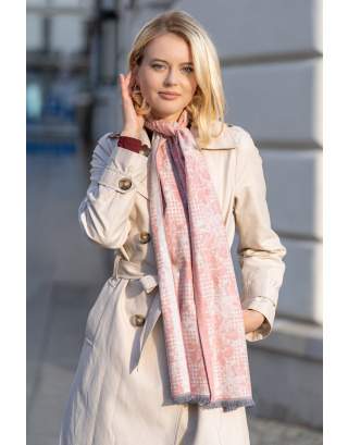 Jedwabny szal ciepły 