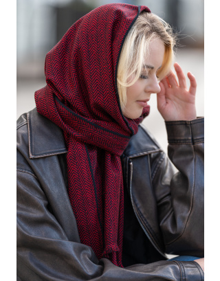 Jedwabny szal ciepły 