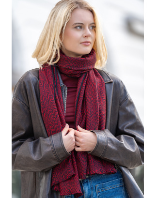 Jedwabny szal ciepły 