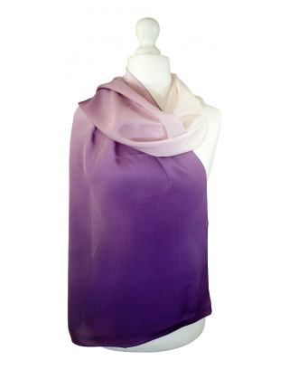 Ręcznie cieniowany szal 752/294