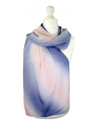 Ręcznie cieniowany szal 752/295