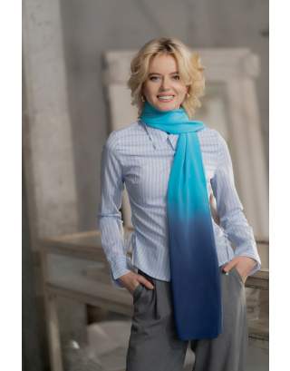 Ręcznie cieniowany szal 752/301