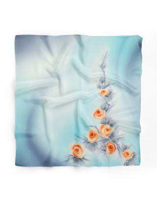 Ręcznie malowana apaszka chusta 955/2902