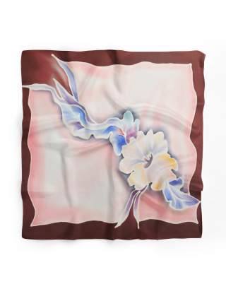 Ręcznie malowana apaszka chusta 955/3236