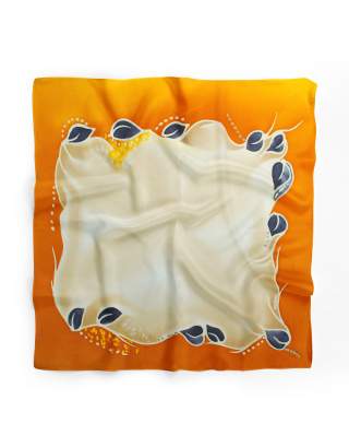 Ręcznie malowana apaszka chusta 955/3770