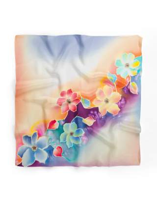 Ręcznie malowana apaszka chusta 955/3776