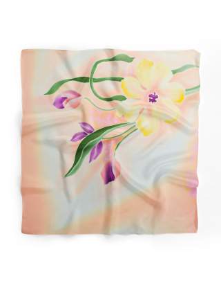 Ręcznie malowana apaszka chusta 955/3780