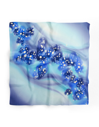 Ręcznie malowana apaszka chusta 955/3791