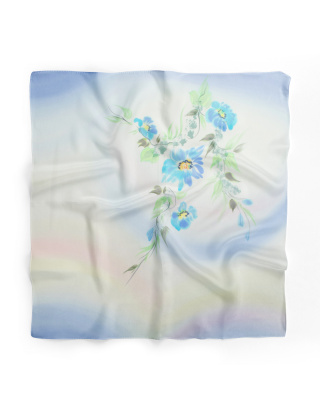 Ręcznie malowana apaszka chusta 955/3793