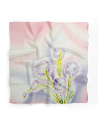 Ręcznie malowana apaszka chusta 955/3796