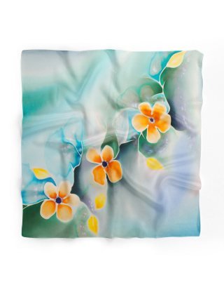 Ręcznie malowana apaszka chusta 955/3803