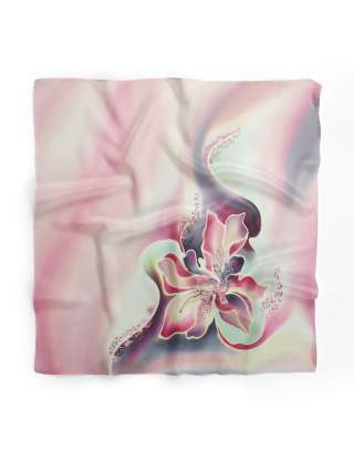 Ręcznie malowana apaszka chusta 955/3817