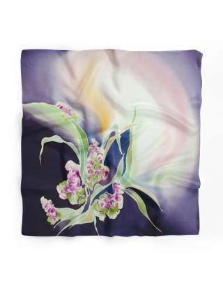 Ręcznie malowana apaszka chusta 955/3821