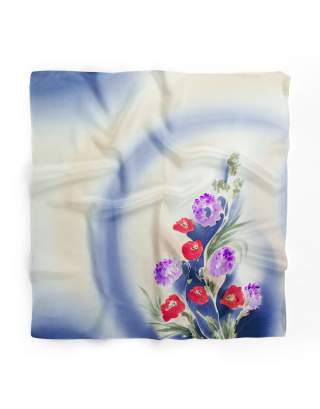 Ręcznie malowana apaszka chusta 955/3822