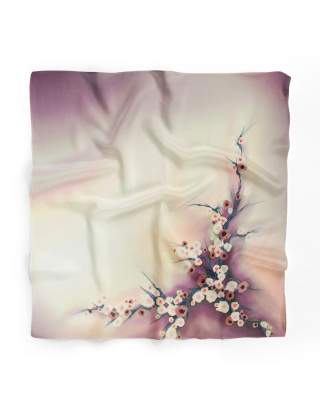 Ręcznie malowana apaszka chusta 955/3824