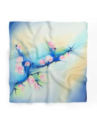 Ręcznie malowana apaszka chusta 955/3838