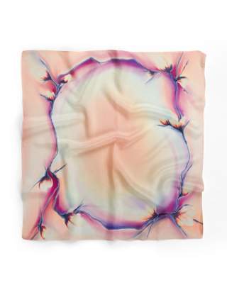 Ręcznie malowana apaszka chusta 955/3844