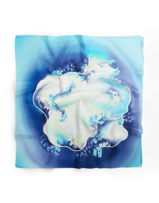 Ręcznie malowana apaszka chusta 955/3862