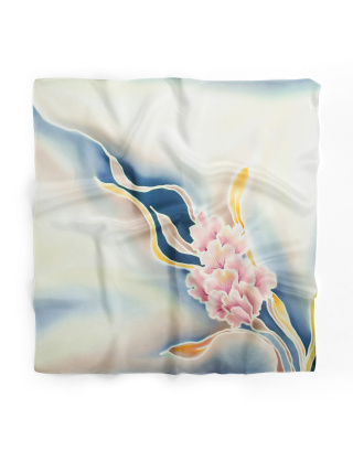 Ręcznie malowana apaszka chusta 955/3869