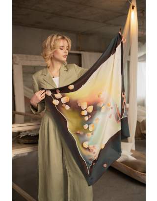 Ręcznie malowana apaszka 955/3902