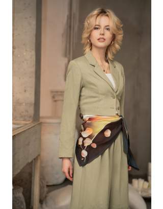 Ręcznie malowana apaszka 955/3902