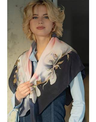 Ręcznie malowana apaszka 955/3906