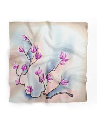 Ręcznie malowana apaszka 955/4024