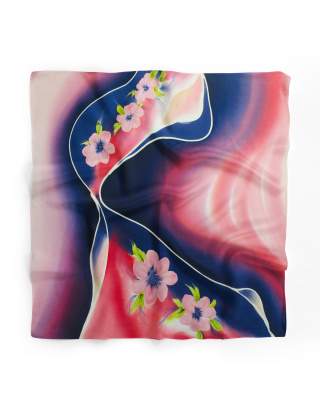 Ręcznie malowana apaszka 955/4053