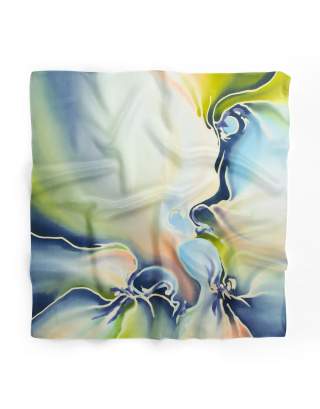 Ręcznie malowana apaszka 955/4068