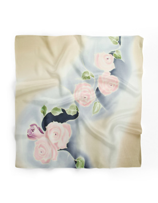 Ręcznie malowana apaszka 955/4143