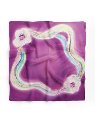 Ręcznie malowana apaszka 955/4158