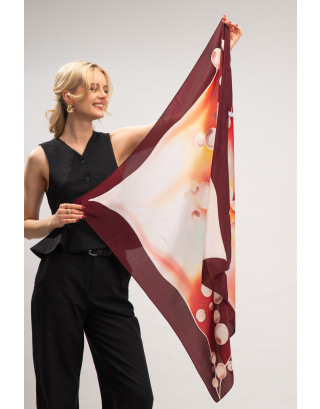 Ręcznie malowana apaszka 955/4229
