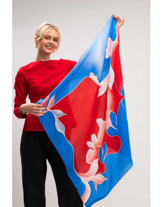 Ręcznie malowana apaszka 955/4240