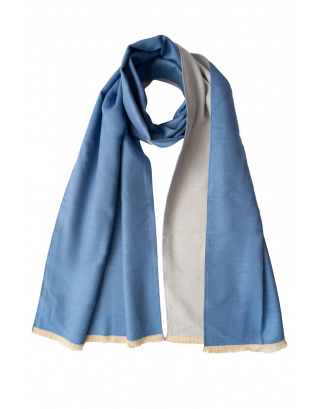 Jedwabny szal zimowy 987/5