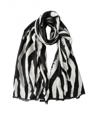 Jedwabny szal zimowy 988/3