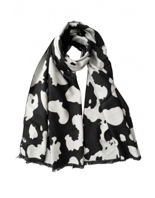 Jedwabny szal zimowy 988/4