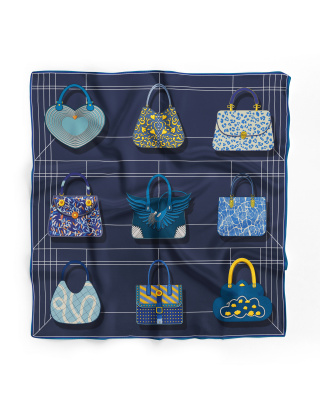 Apaszka jedwabna 70x70 cm