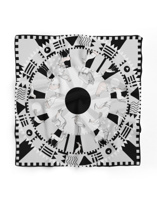 apaszka drukowana 53x53