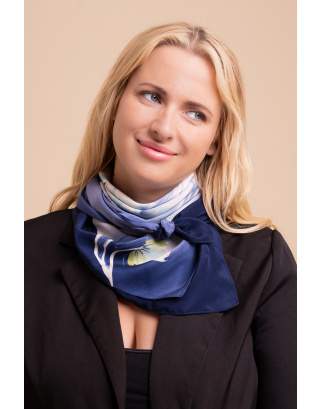 Ręcznie malowana apaszka chusta 955/3603