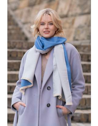 Jedwabny szal zimowy 987/5