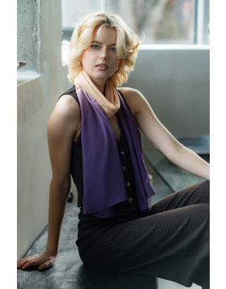 Ręcznie cieniowany szal 752/302