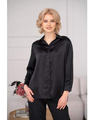 Jedwabna bluzka koszulowa