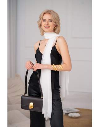 Szal z żorżety jedwabnej 775/3