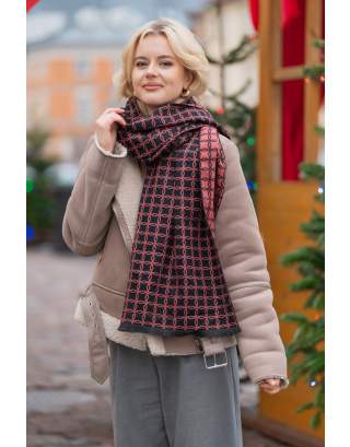 Jedwabny szal zimowy 988/5