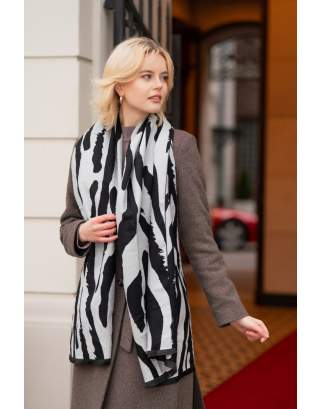 Jedwabny szal zimowy 988/3